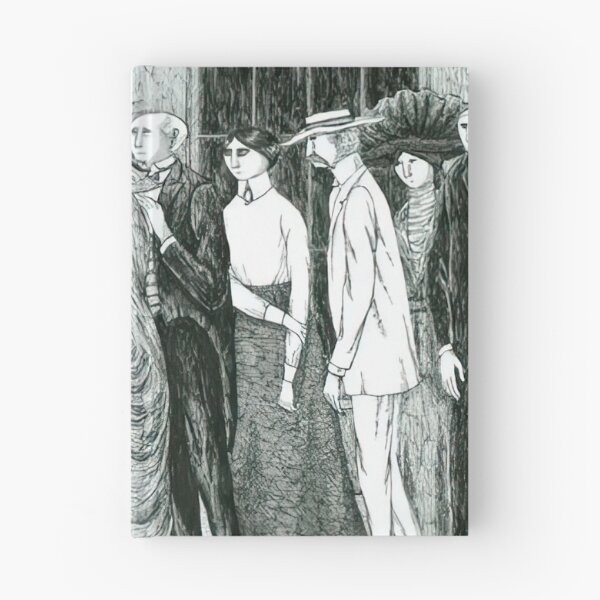 Item preview, - New Upload - Edward Gorey - (75) - Whimsical Darkness – Gothic Illustration in the Style of Edward Gorey designed and sold by Romero Britto.