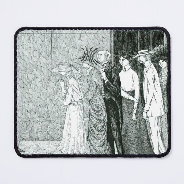 Item preview, - New Upload  - Edward Gorey - (75) - Whimsical Darkness – Gothic Illustration in the Style of Edward Gorey designed and sold by Romero Britto.