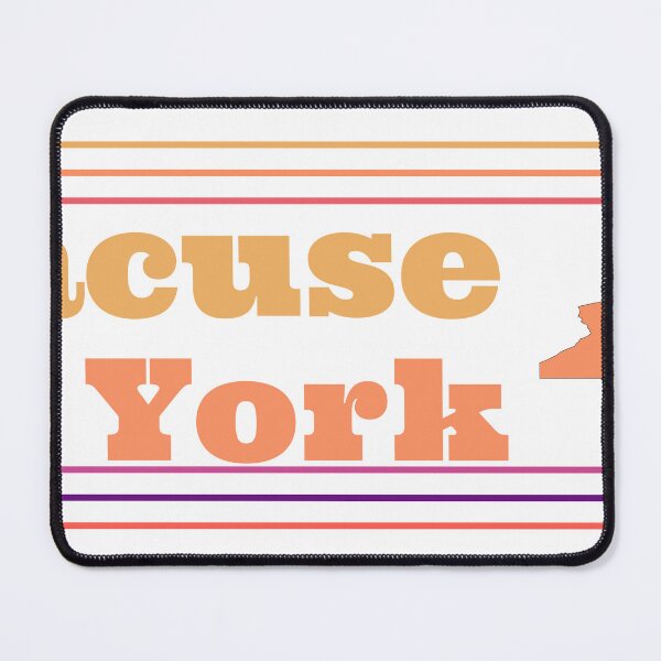 Item preview, Syracuse New York City Marked On State Map designed and sold by TheIconSmith.