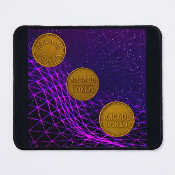 Item preview, ❇️ INSERT COIN TO CONTINUE COLLECTION ❇️ - Arcade Token – Neon Grid Edition v7 designed and sold by WheelieGdArt.