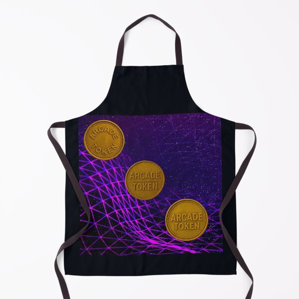 Item preview, ❇️ INSERT COIN TO CONTINUE COLLECTION ❇️ - Arcade Token – Neon Grid Edition v7 designed and sold by WheelieGdArt.