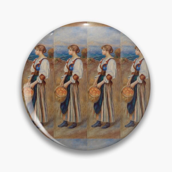 Item preview, Girl with a Basket of Oranges designed and sold by artofuniverse.