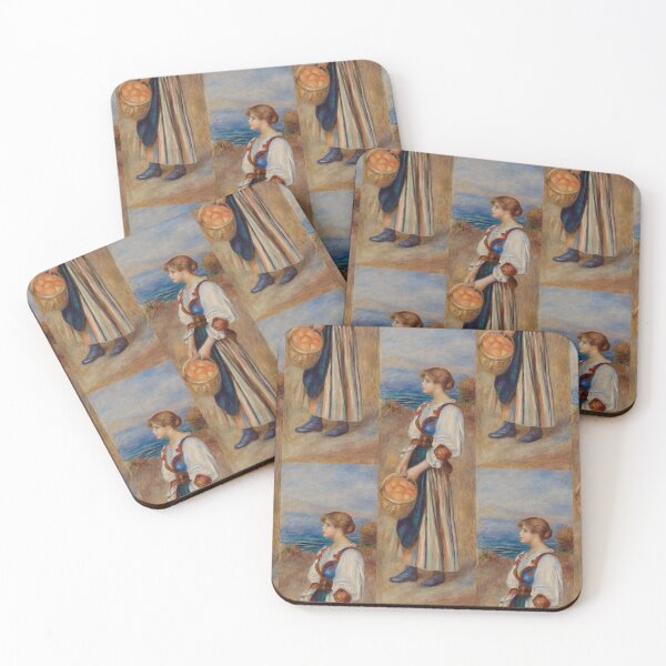 Item preview, Girl with a Basket of Oranges designed and sold by artofuniverse.