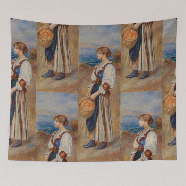 Item preview, Girl with a Basket of Oranges designed and sold by artofuniverse.