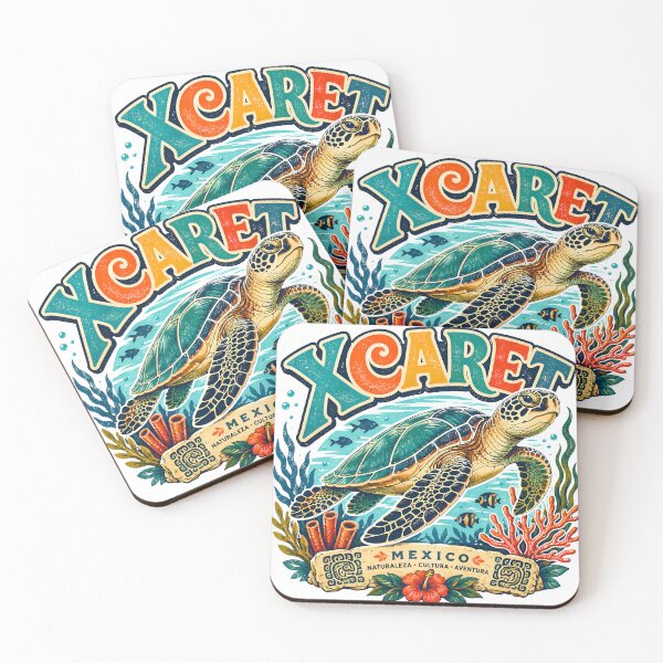 Item preview, Vintage Mexico Sea Turtle Xcaret  designed and sold by Imaginationbeyond.