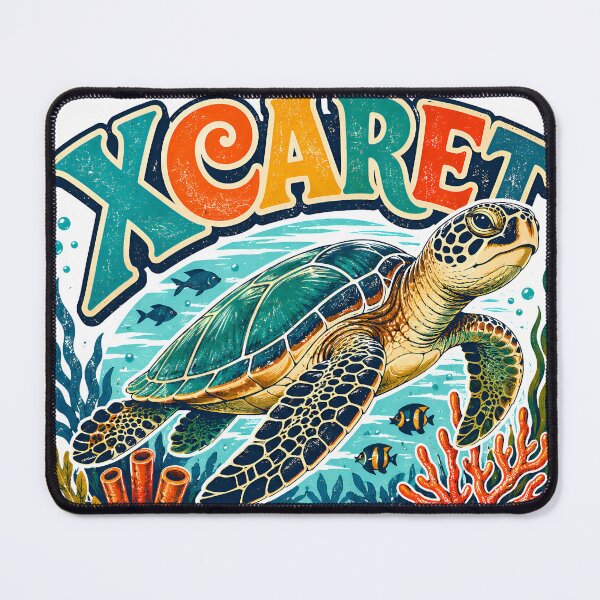 Item preview, Vintage Mexico Sea Turtle Xcaret designed and sold by Imaginationbeyond.