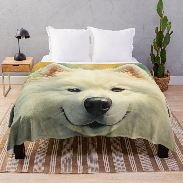 Item preview, Samoyed Watercolor Dog Art designed and sold by MaverlyShop.