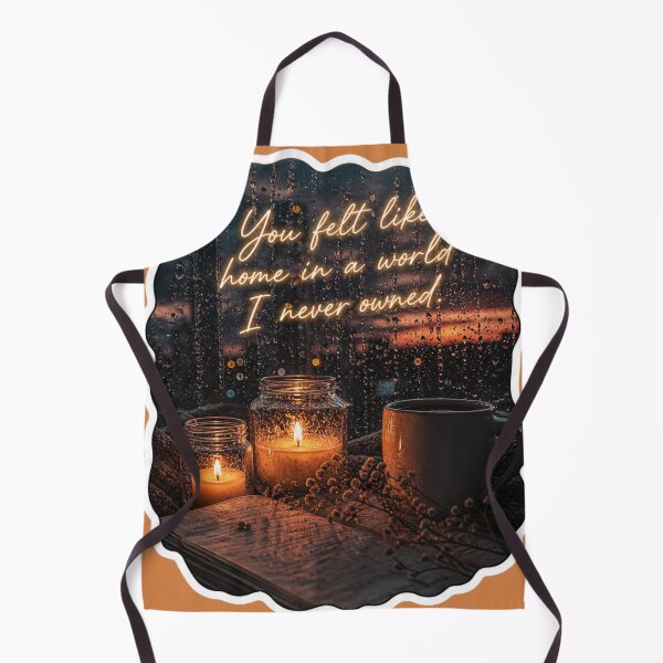 Item preview, You Felt Like Home - Cozy Rainy Window Romantic Quote Sticker designed and sold by Scro-Ciob-Shop.