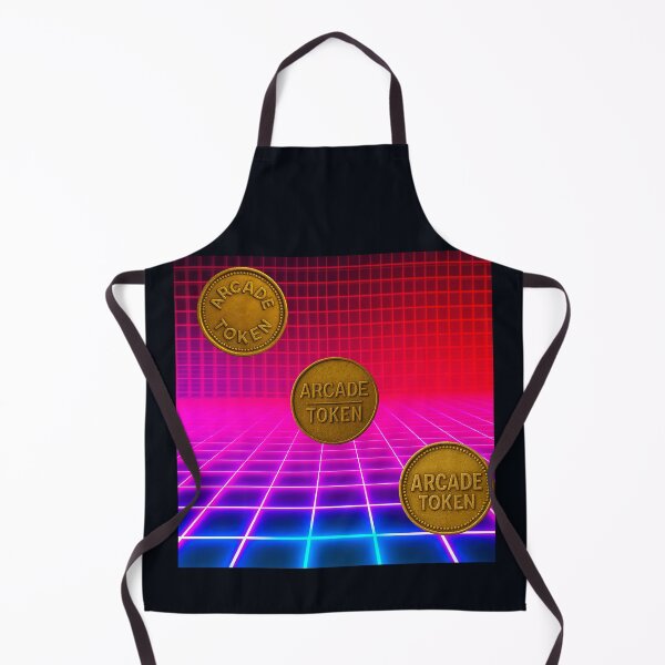 Item preview, ❇️ INSERT COIN TO CONTINUE COLLECTION ❇️ - Arcade Token – Neon Grid Edition v8 designed and sold by WheelieGdArt.