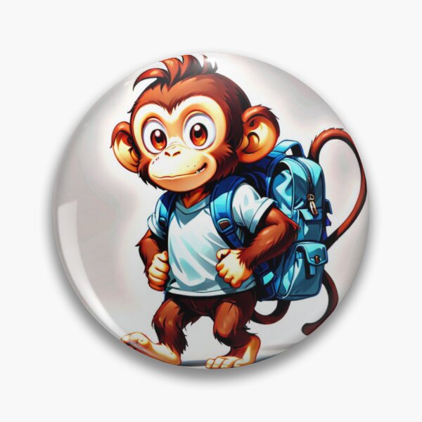Item preview, Adventurous monkey designed and sold by ZeusGallery.