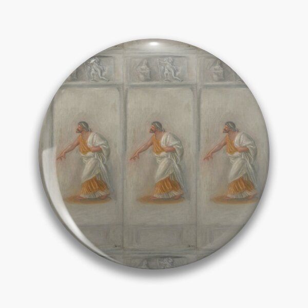 Item preview, Classical Greek Figure in Golden Toga designed and sold by artofuniverse.