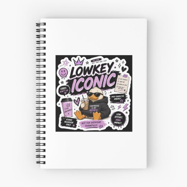 Item preview, Lowkey Iconic | Main Character Energy Gen Z Sticker designed and sold by Ananyamalik12.