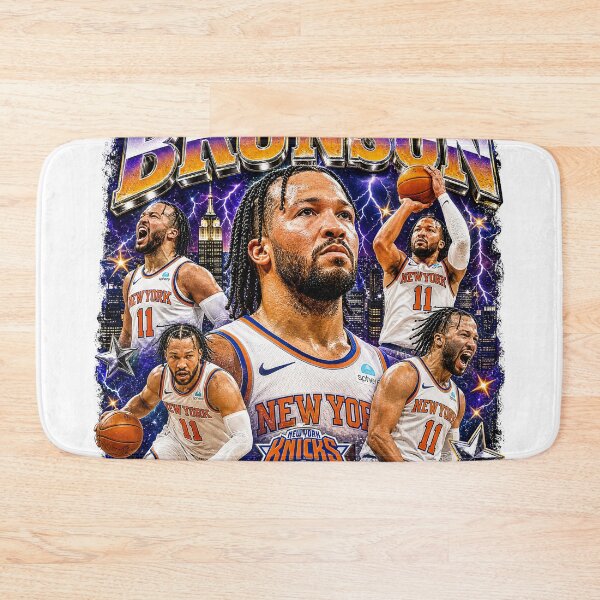 Item preview, Jalen Brunson New York Knicks 90s Bootleg Rap Tee Vintage Basketball Design designed and sold by Atlant11.