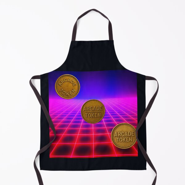 Item preview, ❇️ INSERT COIN TO CONTINUE COLLECTION ❇️ - Arcade Token – Neon Grid Edition v9 designed and sold by WheelieGdArt.
