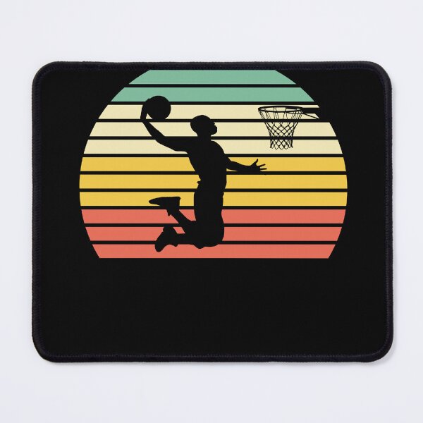 Item preview, Retro 70s 80s Vintage Sunset Basketball Player Dunking designed and sold by Redunk ⭐⭐⭐⭐⭐.