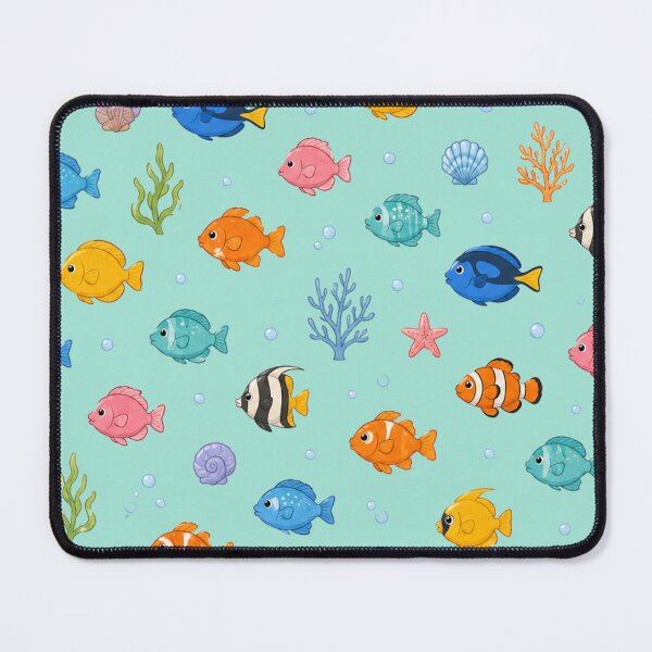 Item preview, Cute Sea Fish Pattern Tropical Ocean Coral Reef designed and sold by Seculinator.