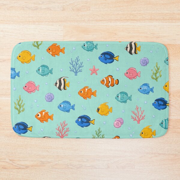Item preview, Cute Sea Fish Pattern Tropical Ocean Coral Reef designed and sold by Seculinator.