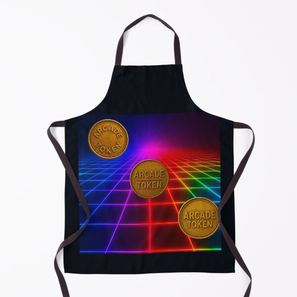 Item preview, ❇️ INSERT COIN TO CONTINUE COLLECTION ❇️ - Arcade Token – Neon Grid Edition v10 designed and sold by WheelieGdArt.