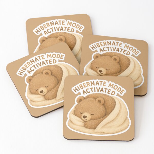 Item preview, Hibernate Mode Activated Bear designed and sold by ChirpInc.