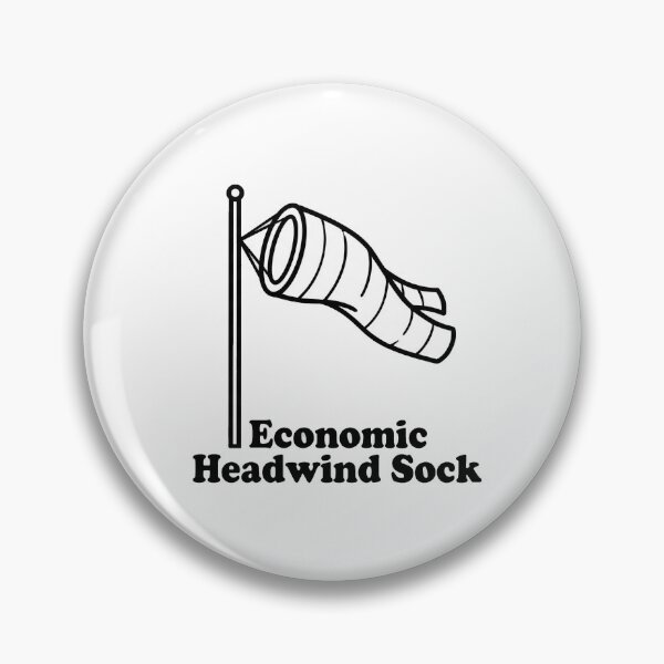 Item preview, Economic Headwind Sock designed and sold by travelgramtom.