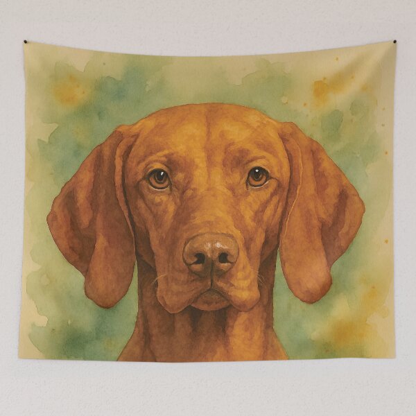 Item preview, Vizsla Watercolor Dog Art designed and sold by MaverlyShop.