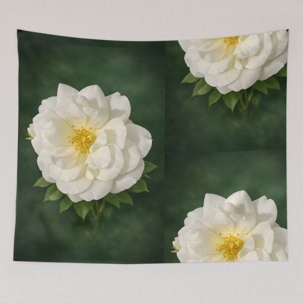 Item preview, Ivory Rose in Forest Light designed and sold by Violafleurviolett.