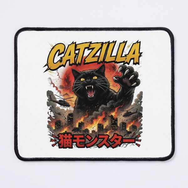 Item preview, Catzilla Cat Monster Kaiju Rampage designed and sold by TshirtsOnline-.