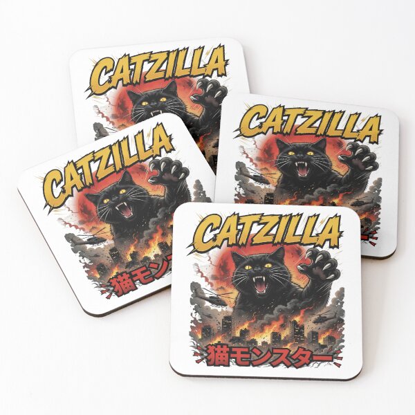 Artikelvorschau, Catzilla Katzenmonster Kaiju Amoklauf entworfen und verkauft von TshirtsOnline-.