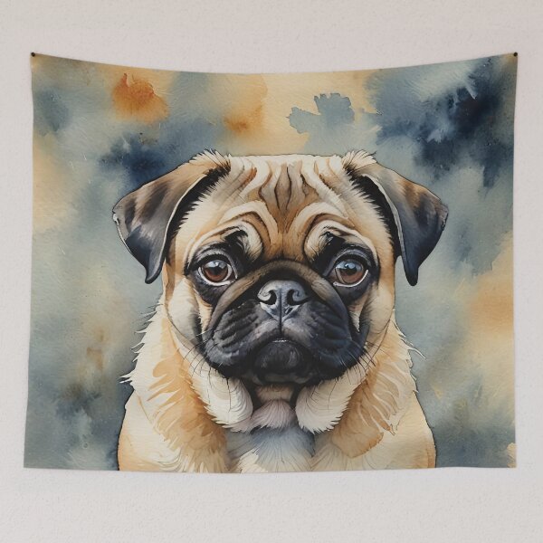Item preview, Pug Watercolor Dog Art designed and sold by MaverlyShop.