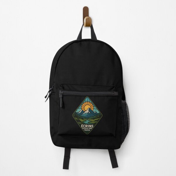 Item preview, Ecrins National Park France Stained Glass Travel designed and sold by TomFrontierArt.