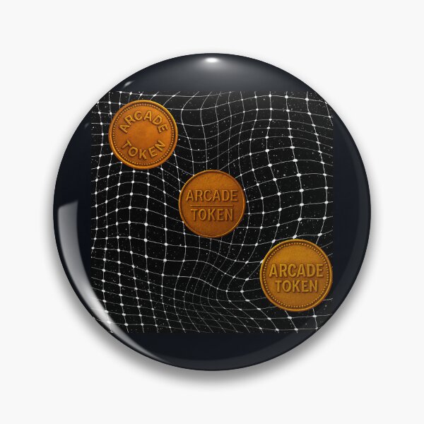 Item preview, ❇️ INSERT COIN TO CONTINUE COLLECTION ❇️ - Arcade Token – Neon Grid Edition v11 designed and sold by WheelieGdArt.