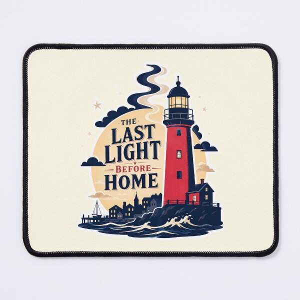 Item preview, The Last Light Before Home - Retro Lighthouse Vector designed and sold by KrzysztofART.