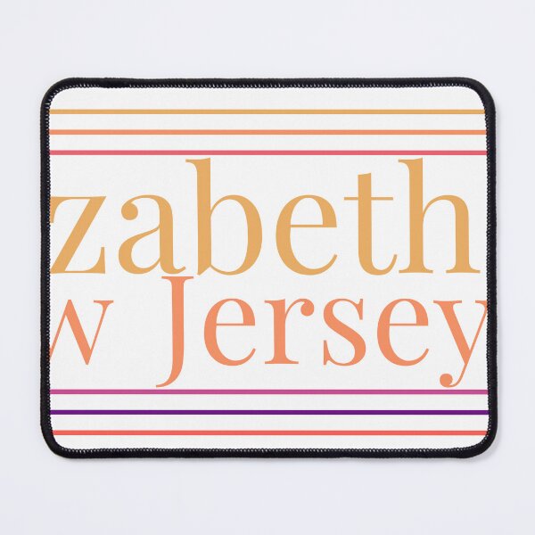 Item preview, Elizabeth New Jersey City Marked On State Map designed and sold by TheIconSmith.