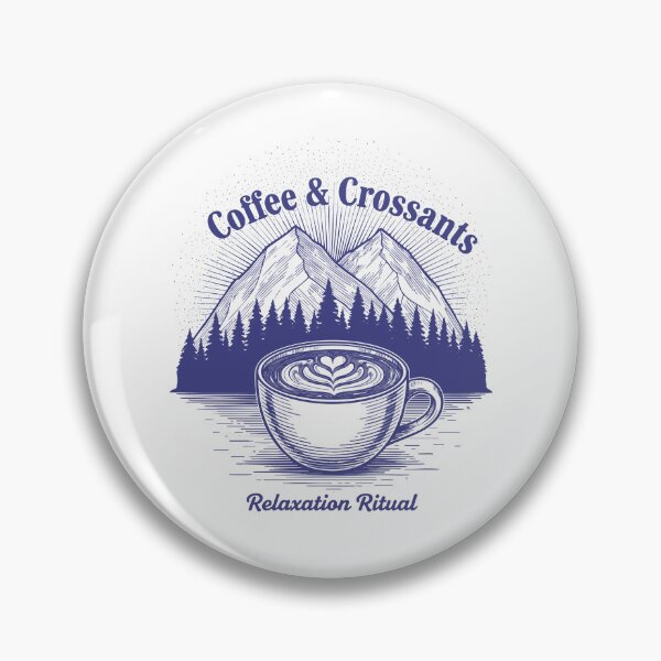 Item preview, Breakfast Coffee Crossants Relaxation Ritual Funny designed and sold by LuminOrb.
