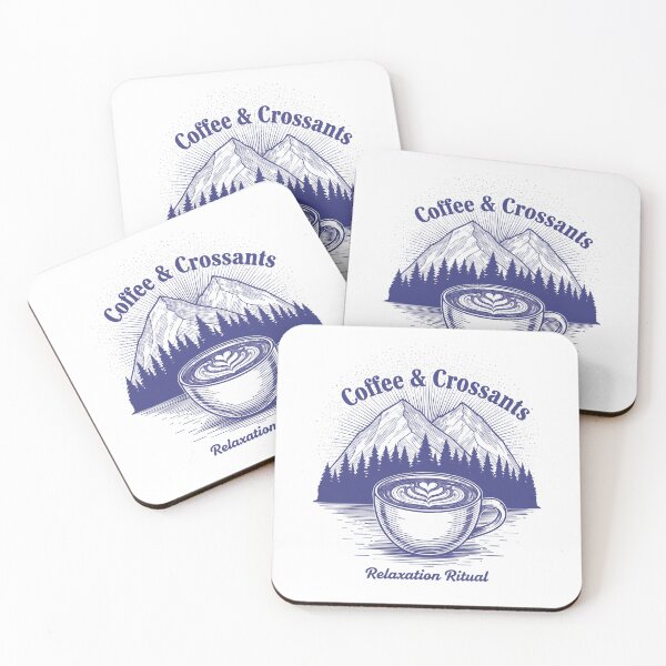 Item preview, Breakfast Coffee Crossants Relaxation Ritual Funny designed and sold by LuminOrb.