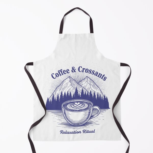 Item preview, Breakfast Coffee Crossants Relaxation Ritual Funny designed and sold by LuminOrb.