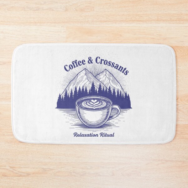 Item preview, Breakfast Coffee Crossants Relaxation Ritual Funny designed and sold by LuminOrb.