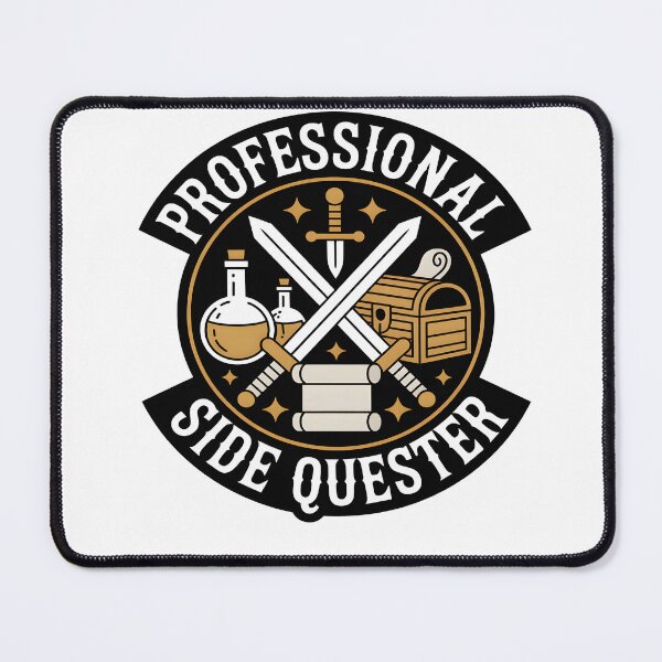 Item preview, Professional Side Quester Gamer Fantasy designed and sold by MooonTees.