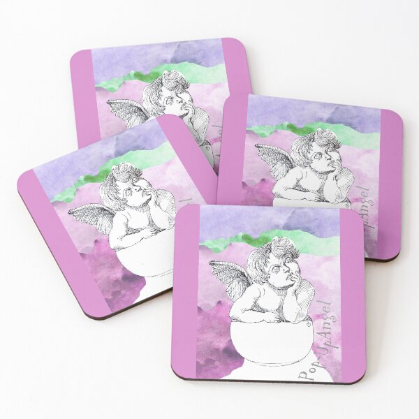 Item preview, Pop-Up Angel Among The Clouds (Original Ink Drawing by ACCI) designed and sold by VanyssaGraphics.
