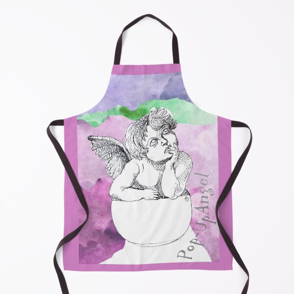 Item preview, Pop-Up Angel Among The Clouds (Original Ink Drawing by ACCI) designed and sold by VanyssaGraphics.