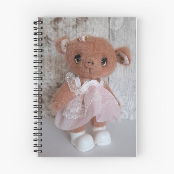 Item preview, 'Pollyanna Piglet' Handmade mohair bear from Teddy Bear Orphans UK designed and sold by Teddy Bear Orphans .