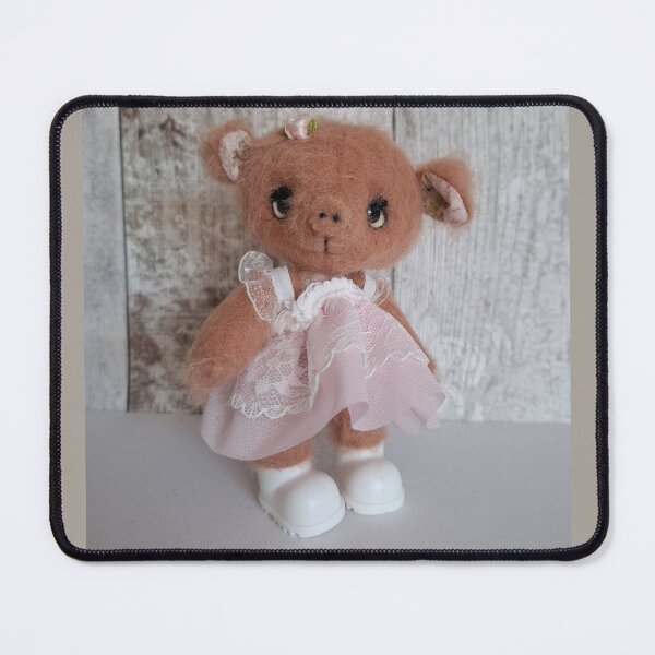 Item preview, 'Pollyanna Piglet' Handmade mohair bear from Teddy Bear Orphans UK designed and sold by Teddy Bear Orphans .