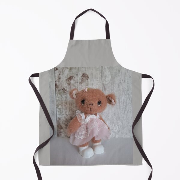 Item preview, 'Pollyanna Piglet' Handmade mohair bear from Teddy Bear Orphans UK designed and sold by Teddy Bear Orphans .