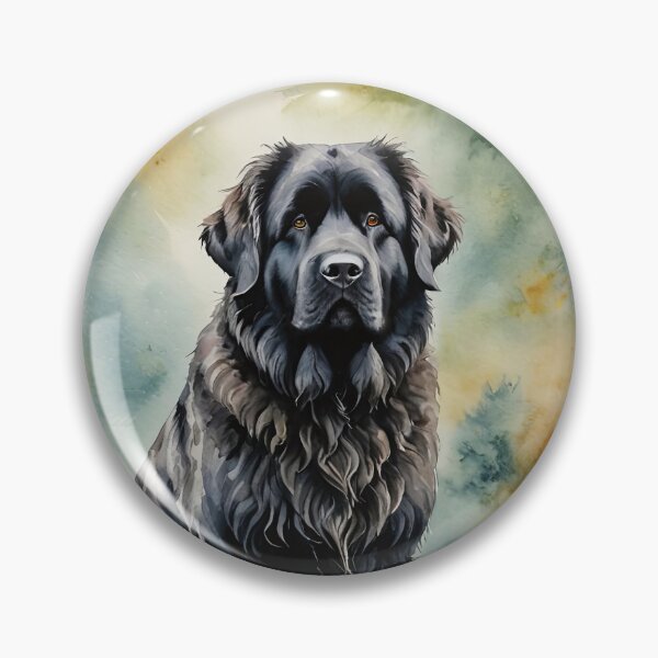 Item preview, Newfoundland Dog Watercolor Dog Art designed and sold by MaverlyShop.