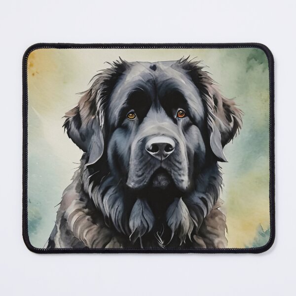 Item preview, Newfoundland Dog Watercolor Dog Art designed and sold by MaverlyShop.