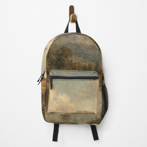 Item preview, Vintage Mountain River Landscape designed and sold by Girlsale.