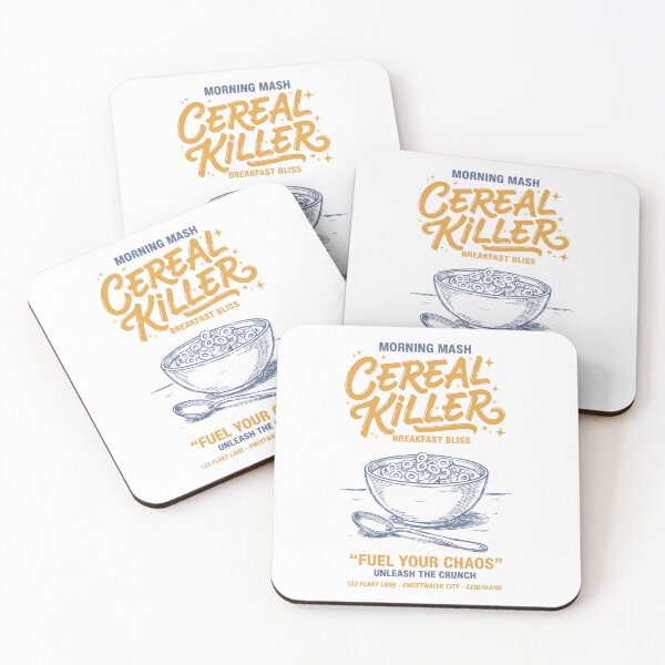 Item preview, Breakfast Cereal Killer Breakfast Bliss Funny designed and sold by LuminOrb.