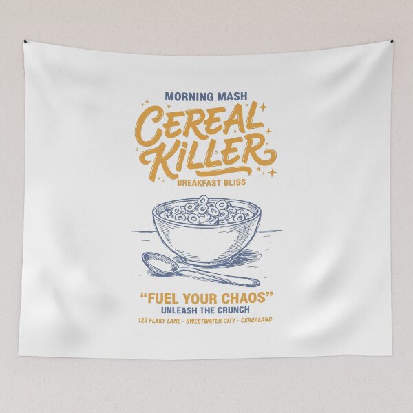 Item preview, Breakfast Cereal Killer Breakfast Bliss Funny designed and sold by LuminOrb.