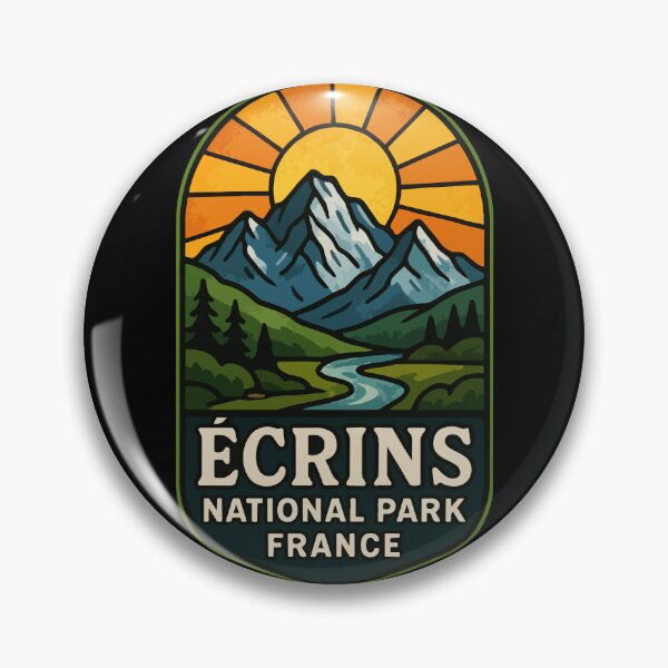 Item preview, Ecrins National Park France Stained Glass designed and sold by TomFrontierArt.