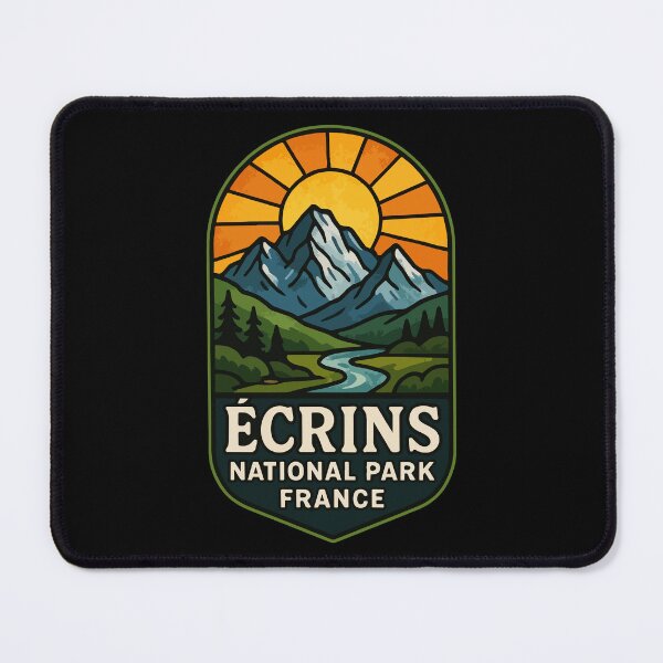 Item preview, Ecrins National Park France Stained Glass designed and sold by TomFrontierArt.